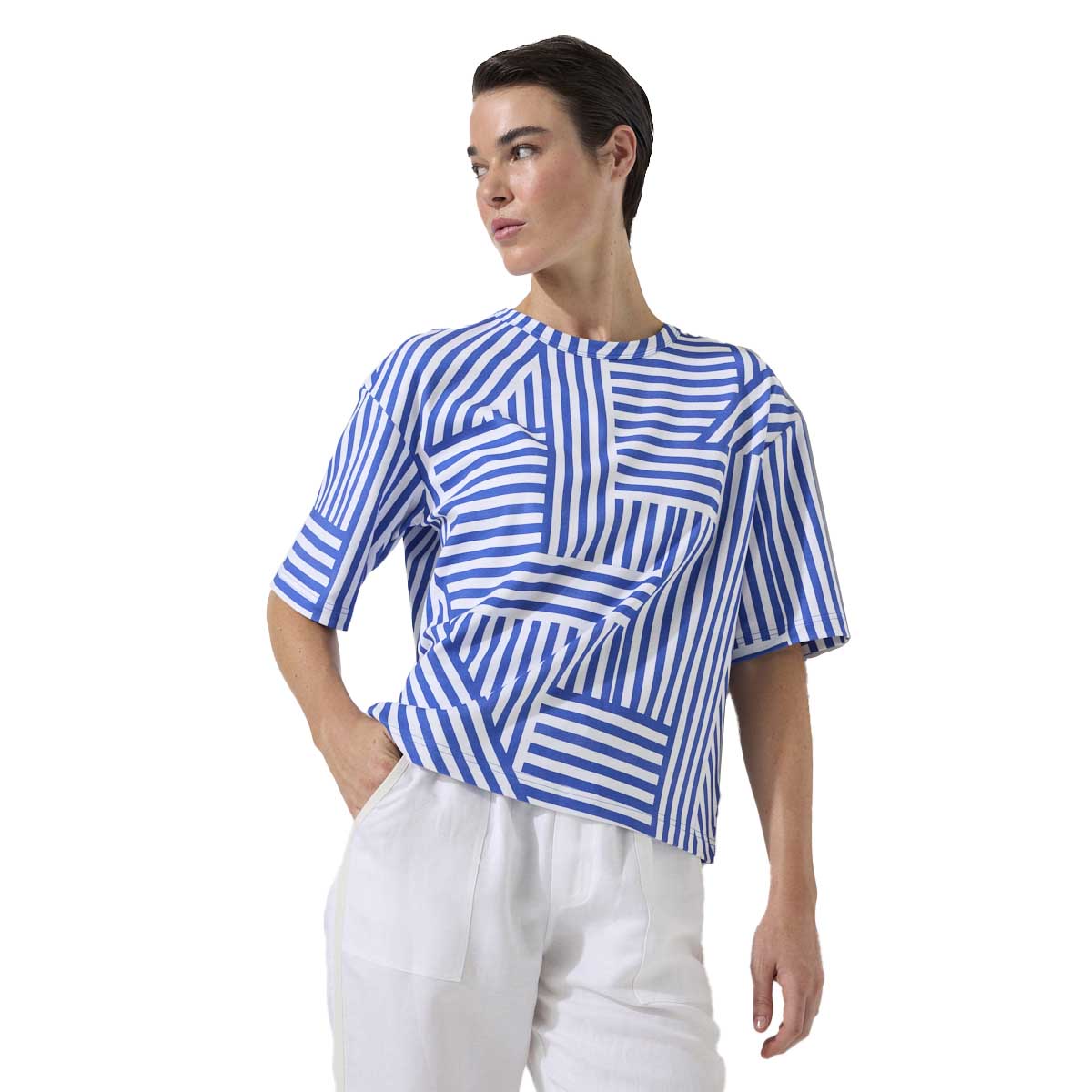 Marco Polo Spliced Stripe Tee